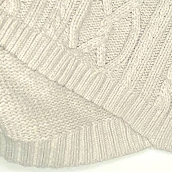 Simply Vera Vera Wang Cable Ribbed Vera Mink Heather Sweater Woman: Size 1X - Picture 4 of 13